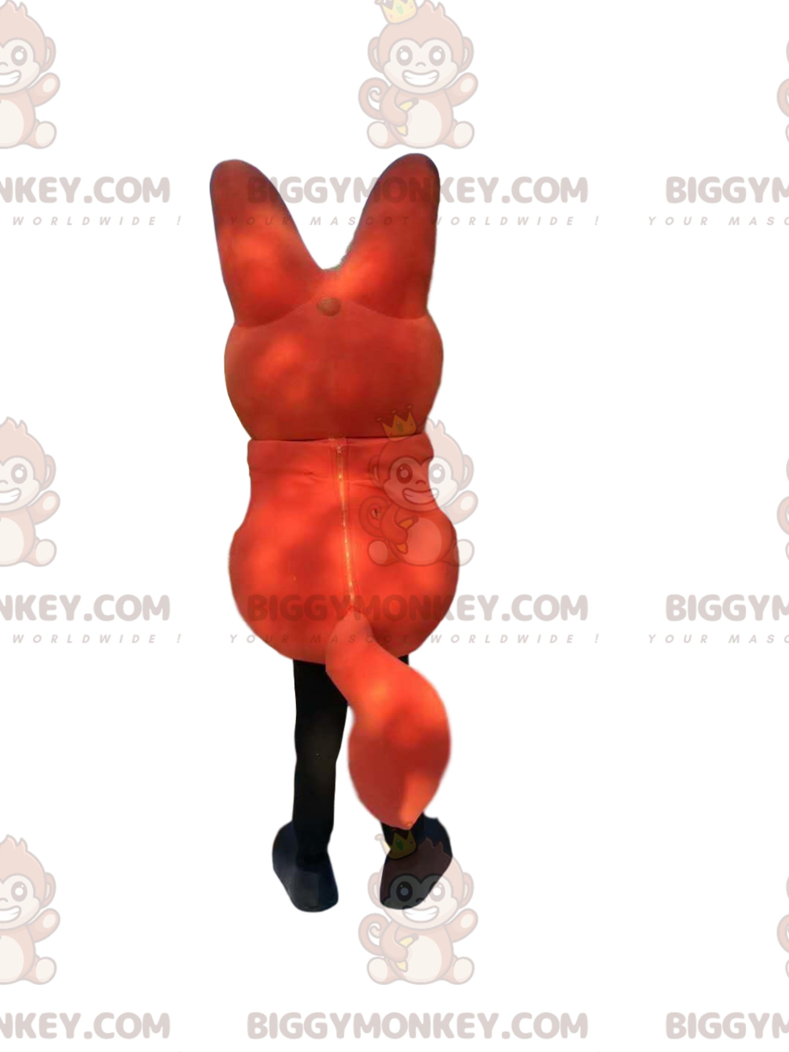 BIGGYMONKEYmascot costume of red fox with its very naughty look