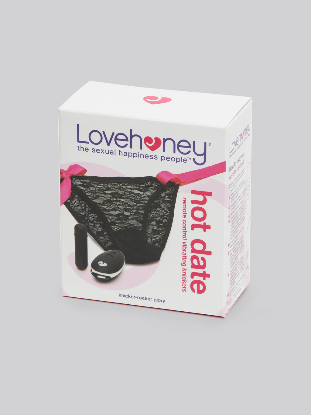 Lovehoney Hot Date 10 Function Remote Control Vibrating Panties, Black