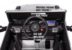 12V powered Mercedes AMG G63 Ride on electric car For Kids with Remote Control LED lights MP3 Leather Seat - Silver