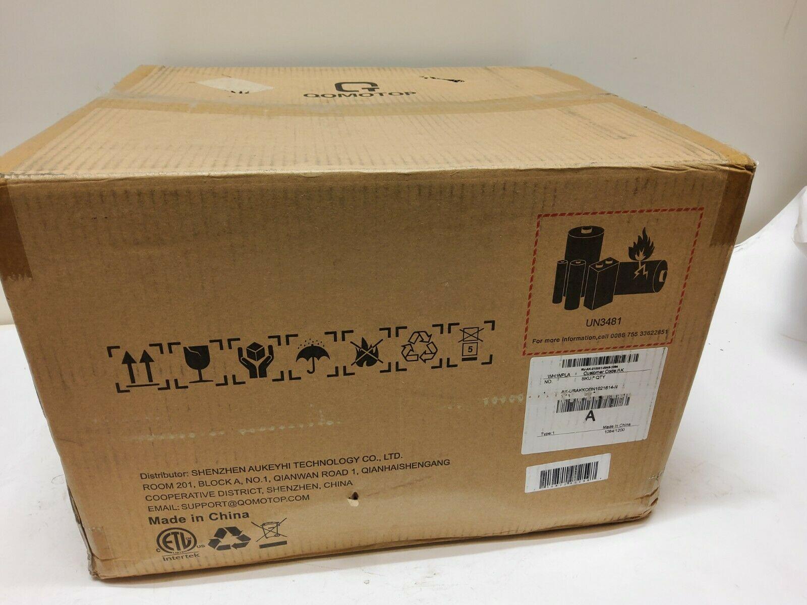 new qomotop hj1103j cordless robotic pool cleaner 5000mah battery 60-90min