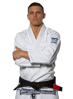 Fuji Suparaito Superlite Brazilian Jiu Jitsu BJJ Gi - White w Navy (A0)
