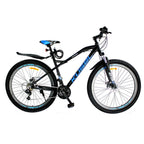 Pro Mountain Bike 29” Wheels 21 Speed Bike 85% Assembled Easy Riding Mountain Bike for Men Women Blue