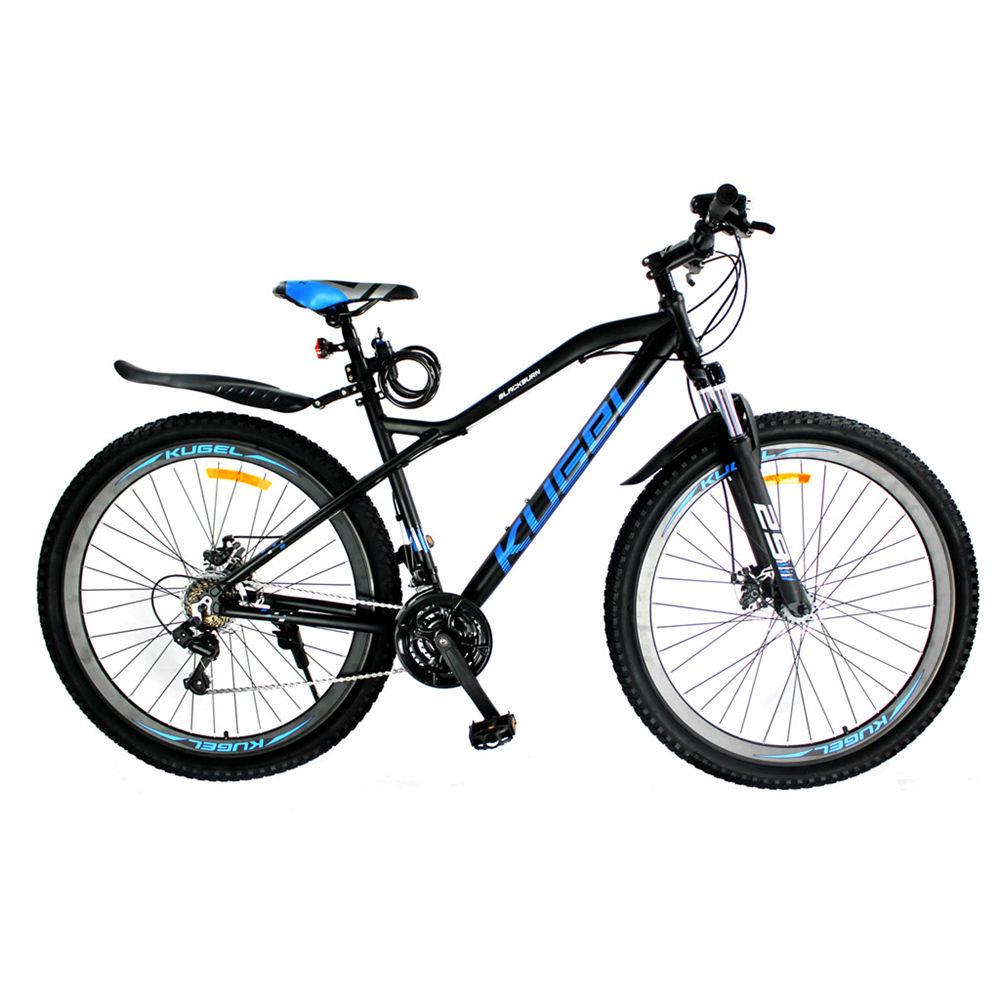 Pro Mountain Bike 29” Wheels 21 Speed Bike 85% Assembled Easy Riding Mountain Bike for Men Women Blue