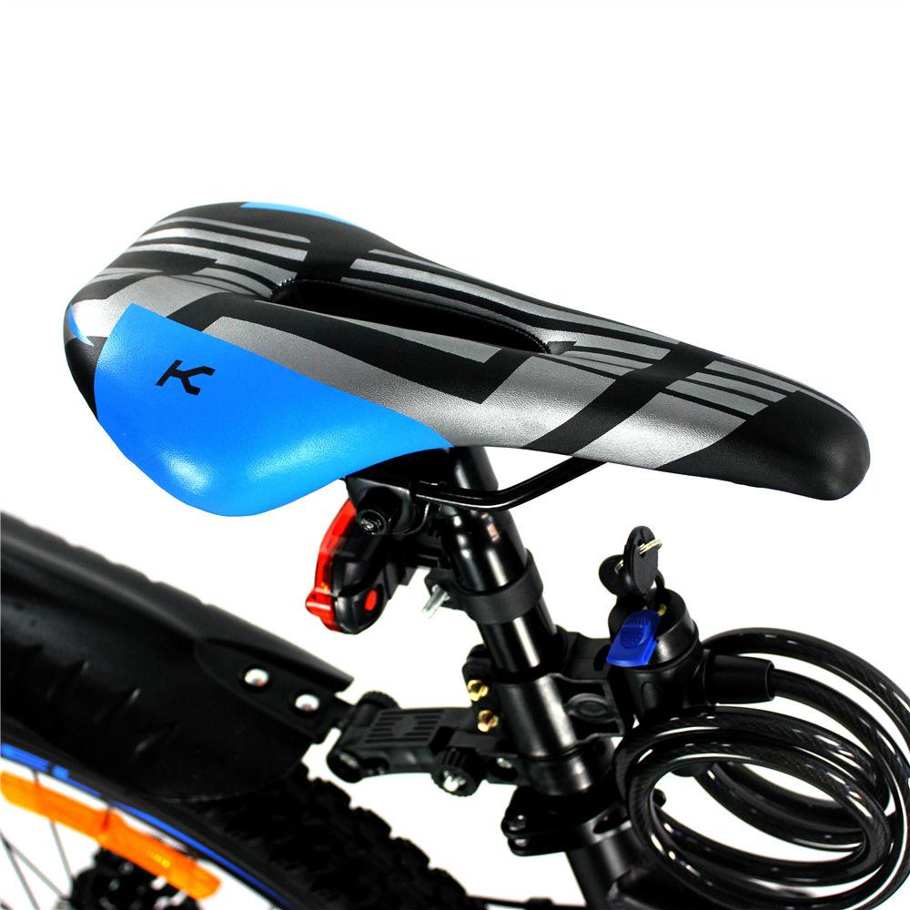 Pro Mountain Bike 29” Wheels 21 Speed Bike 85% Assembled Easy Riding Mountain Bike for Men Women Blue