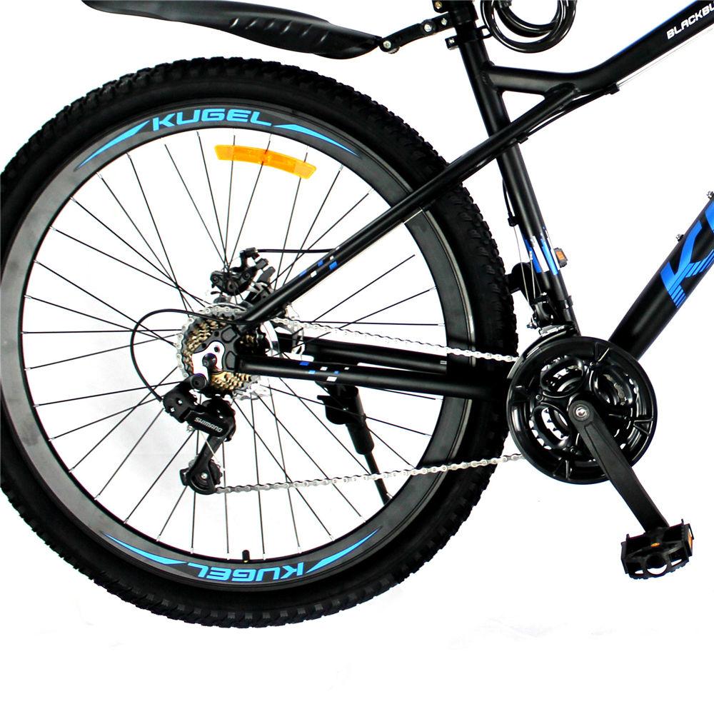 Pro Mountain Bike 29” Wheels 21 Speed Bike 85% Assembled Easy Riding Mountain Bike for Men Women Blue