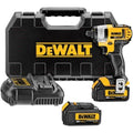 dcf885m2 cordless impact driver kit, 20 v, lithium-ion, 4 ah, 0 - 3200 bpm