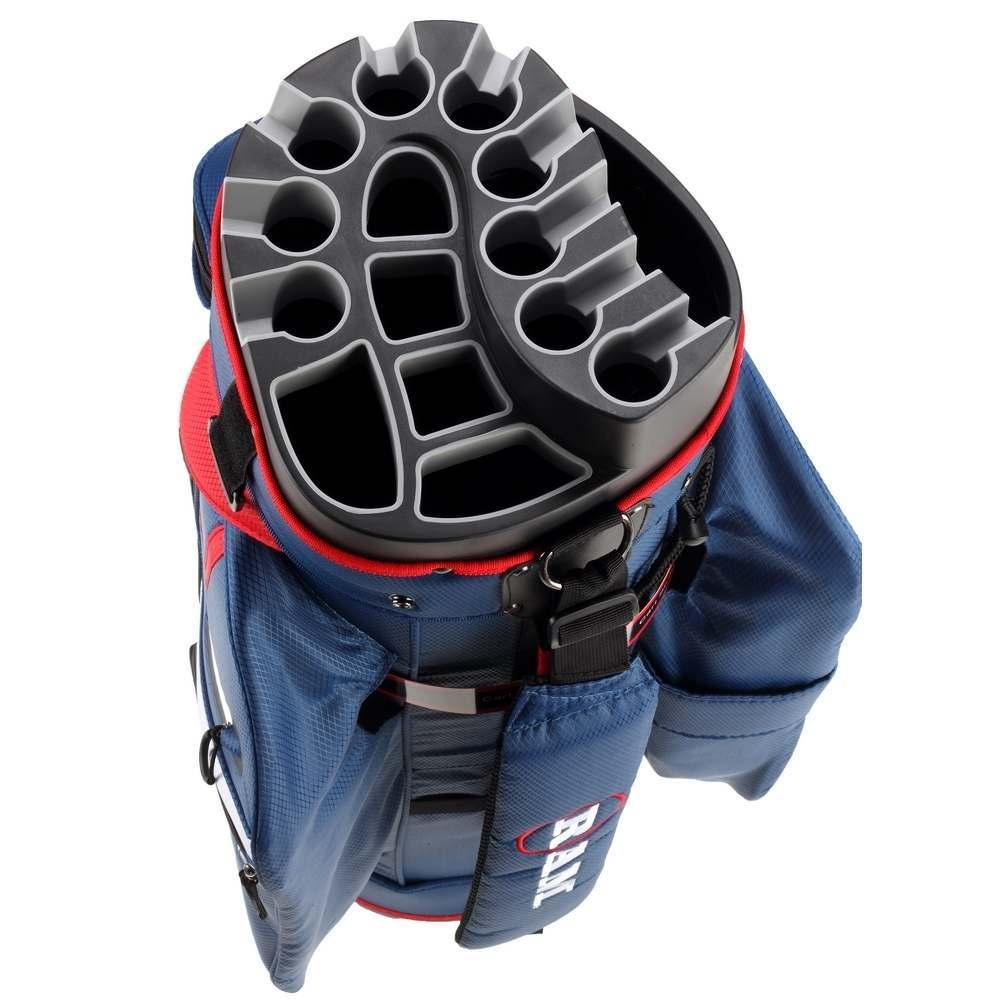 Ram Golf Premium Cart Bag with 14 Way Molded Organizer Divider Top - USA Flag