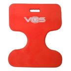 Vos 72 Inch Soft Wavy Foam UV Chlorine Protected Water Float Lounger and Oasis Water Saddle Seat, Barrier Blue &amp; Coral Orange
