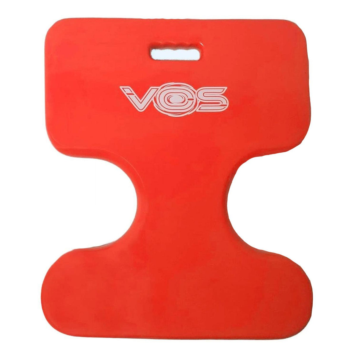 Vos 72 Inch Soft Wavy Foam UV Chlorine Protected Water Float Lounger and Oasis Water Saddle Seat, Barrier Blue &amp; Coral Orange