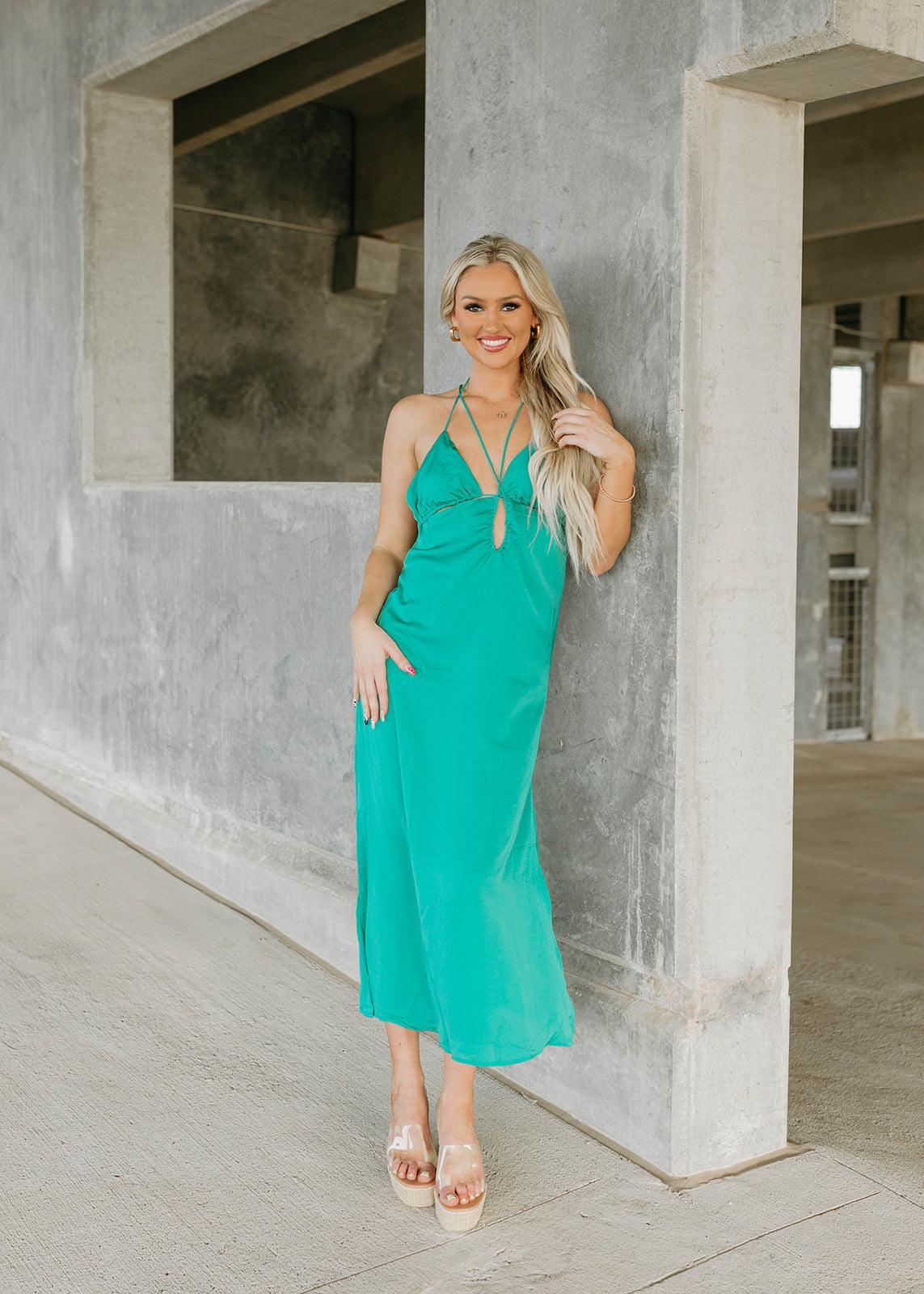 satin summer dress