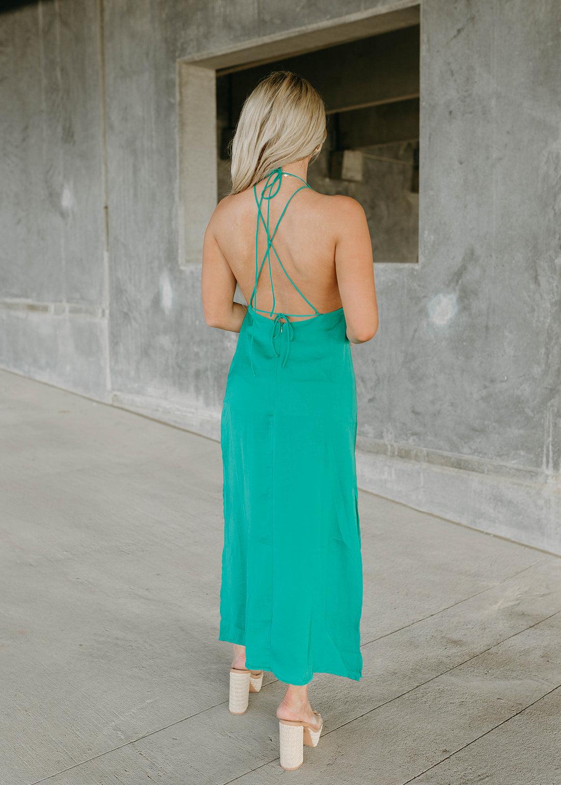 satin summer dress
