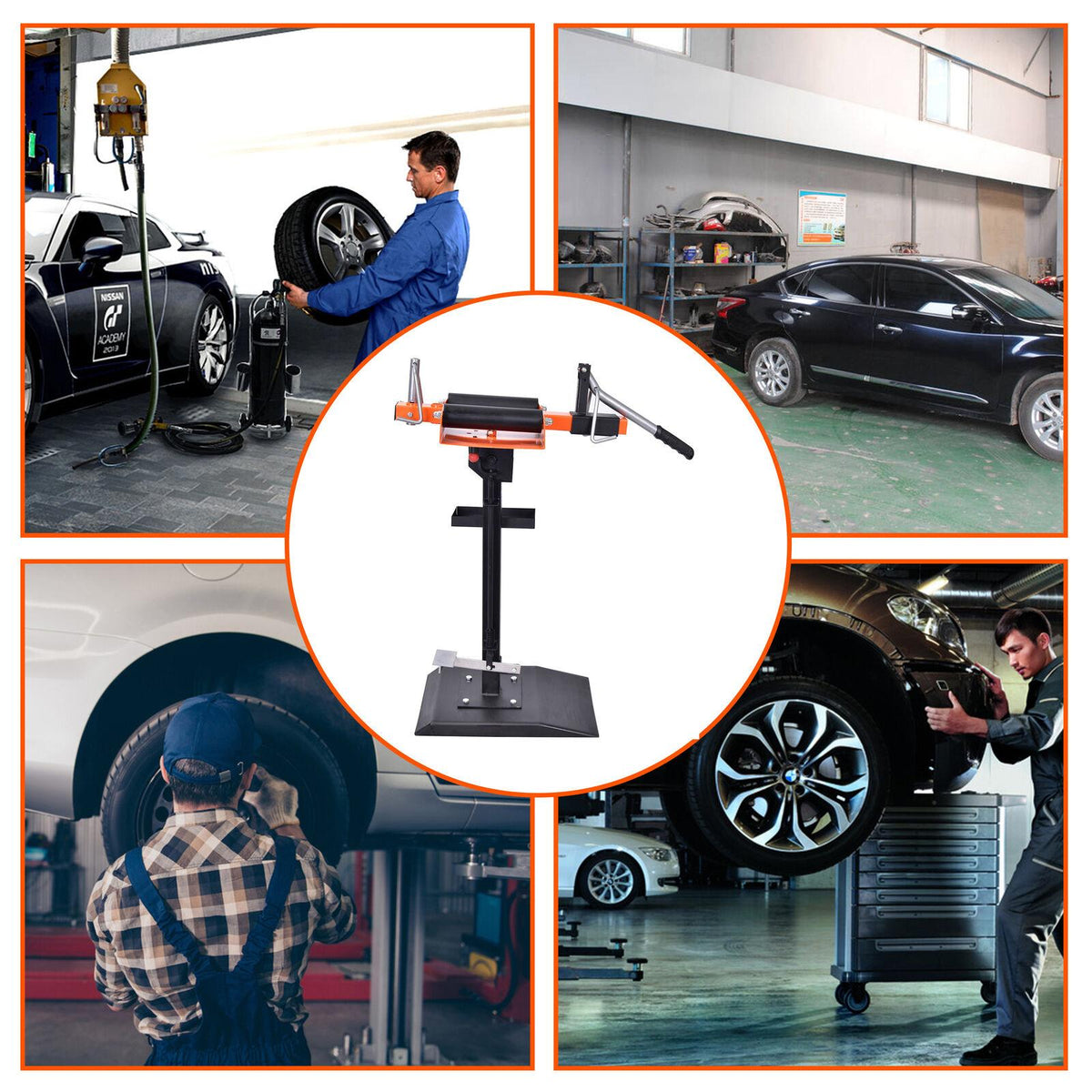 AAIN Workshop Manual Tyre Changers GaraEquipment For Motorcycle Motorbike