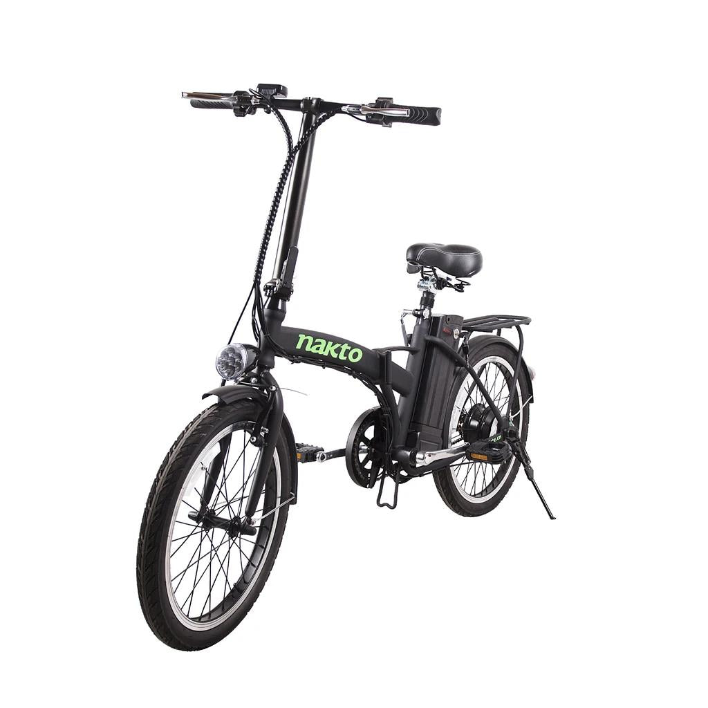 NAK- FASB 20 Fashion Folding Electric Bicycle, Black
