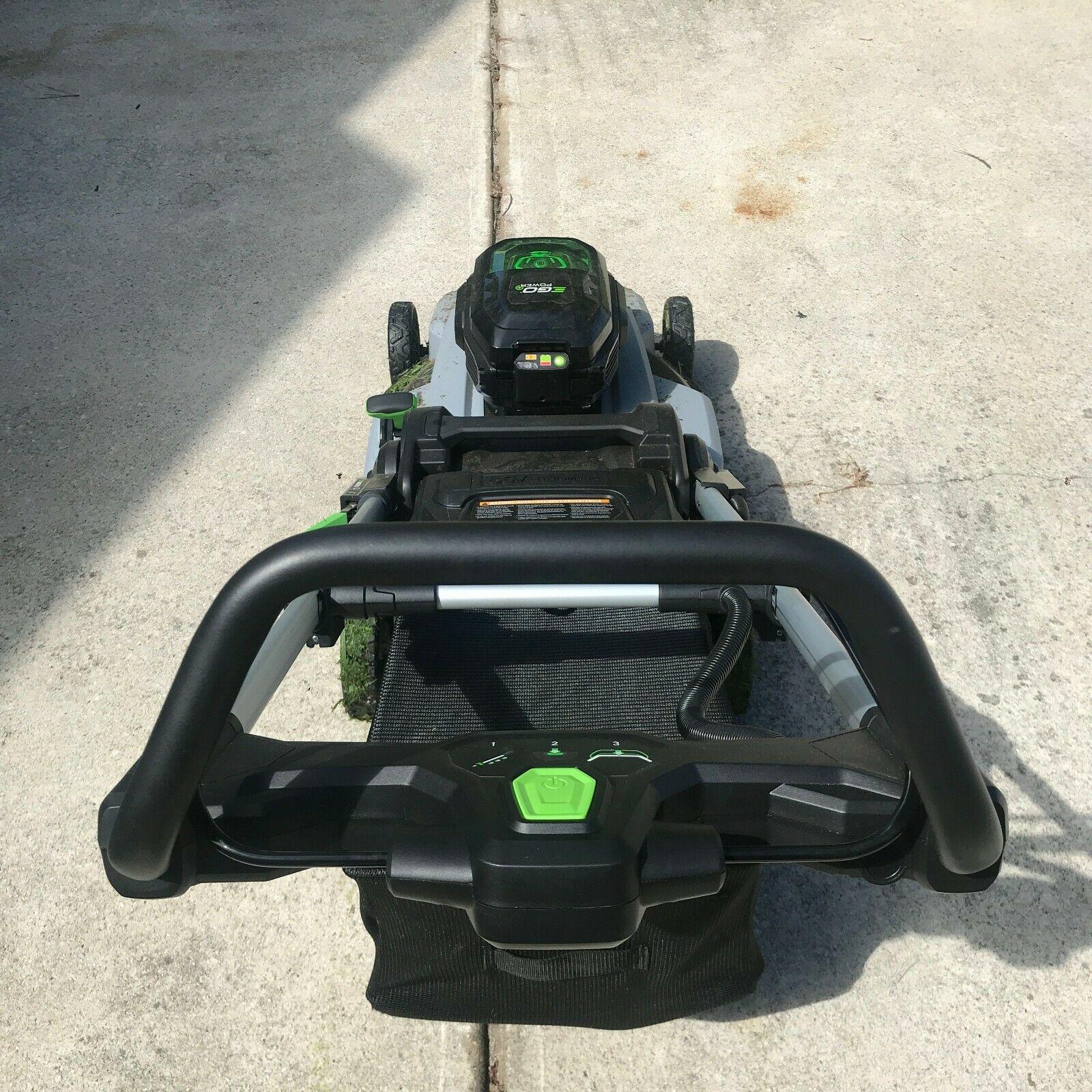 Ego Lawn Mower 21 in. 56-Volt Lithium-ion Cordless Battery Walk Behind Push