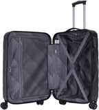 2pcs Anti-scratch ABS Material Hardside Spinner luggage, Carry-On,20inch and 28inch Wear-resistant, Lightweight Spinner Suitcase