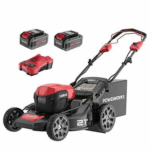 XB 40V 21" Brushless Cordless Push Mower, Electric Self-Propelled Lawn Mower