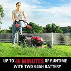 XB 40V 21" Brushless Cordless Push Mower, Electric Self-Propelled Lawn Mower