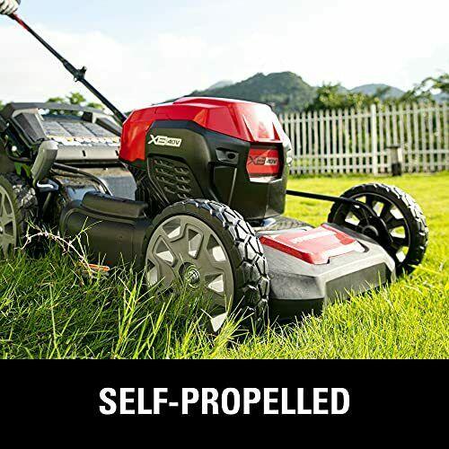 XB 40V 21" Brushless Cordless Push Mower, Electric Self-Propelled Lawn Mower