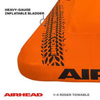 AIRHEAD Big Orange Cone | 1-4 Rider Towable Tube for Boating
