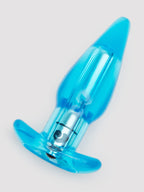 BASICS Vibrating Butt Plug 4.5 Inches, Blue