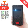 p20 mini portable pico smart android wifi screenless tv laser led dlp projector