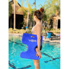 Vos Oasis Water Saddle Swimming Pool Float Lounge Seat for Adults &amp; Kids, Made with UV Resistant Foam for Floating, Capri Blue