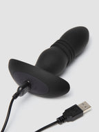 Doc Johnson A-Play Remote Control Thrusting Butt Plug, Black