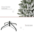 9 ft. Artificial Christmas Tree, Xmas Pencil Tree, Holiday Home Indoor Decoration for Party with Automatic Open