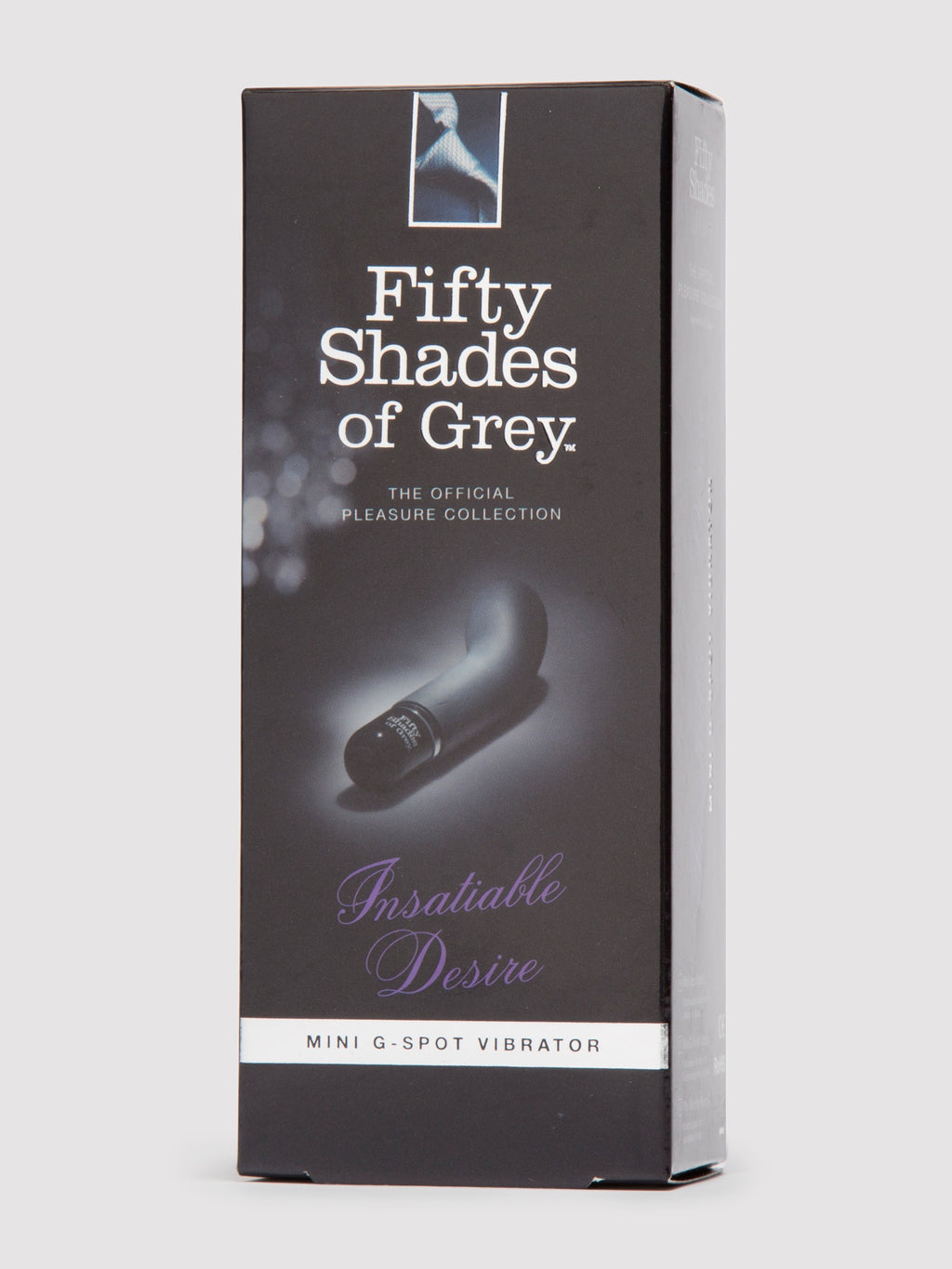 Fifty Shades of Grey Insatiable Desire Mini Silicone G-Spot Vibrator, Grey