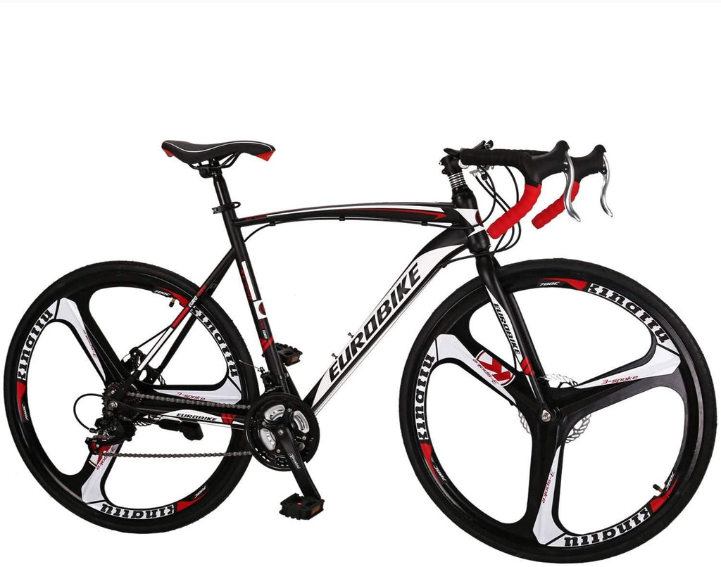 EUROBIKE OBK XC550 Road Bike 700C Wheels 21 Speed Disc Brake Mens or Womens Bicycle Cycling
