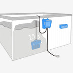 saltron mini drop-in salt chlorine generator for hot tubs &amp; swim spas up to 2000-gallons
