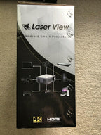 laser view lv3000 android smart 4k projector tv new in box