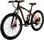 Eurobike E7 Mountain Bike 27.5 Inches Wheels Dual Suspension Mountain Bicycle 21 Speed MTB