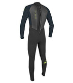 ONeill Wetsuits ONeill Youth Reactor-2 3/2mm Back Zip Full Wetsuit, Black/Slate, 4