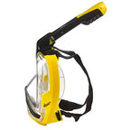 Phantom Aquatics Italian Design Snorkeling Full Face Snorkel Mask, Foldable 180 Degree Panoramic View Snorkeling Mask Fin Snorke
