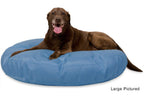 K9 Ballistics Round Dog Bed Nearly Indestructible &amp; Chew Resistant, Waterproof Washable Tough Nesting Pillow for Chewing Puppy, Small Medium LarX-LarMat