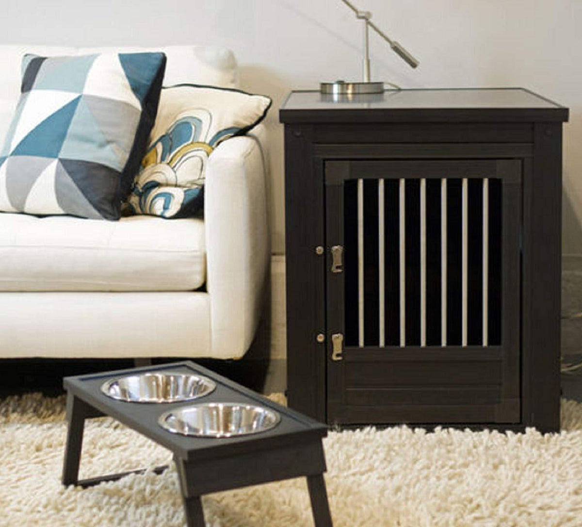 Hot Sale! X LarPet Crate CaEnd Table Dog House Home Indoor Gate Living Room