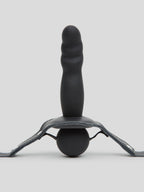 Bondage Boutique Silicone Gag with Dildo 5 Inch., Black