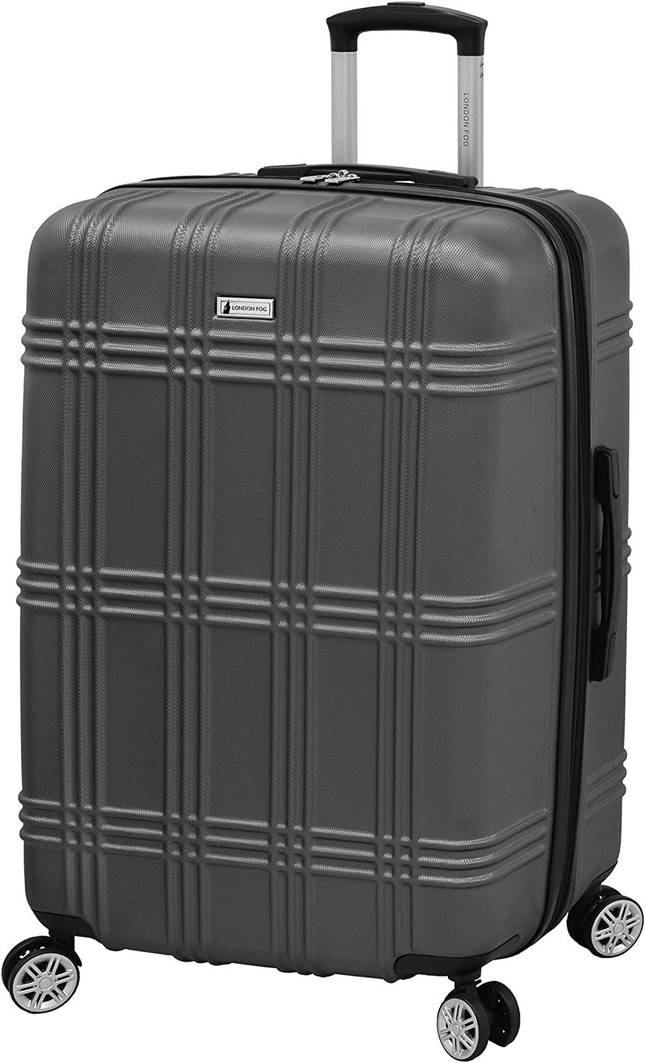 Kingsbury Expandable Hardside Spinner Luggage, Titanium, Checked-Large 29-Inch