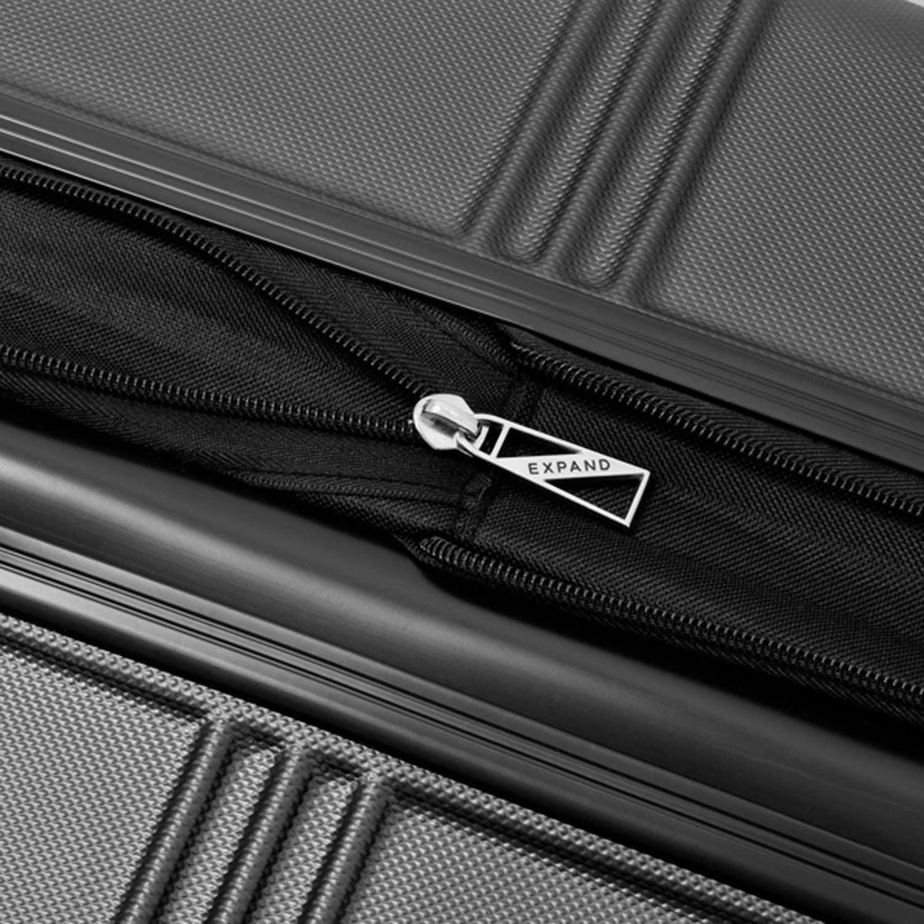 Kingsbury Expandable Hardside Spinner Luggage, Titanium, Checked-Large 29-Inch
