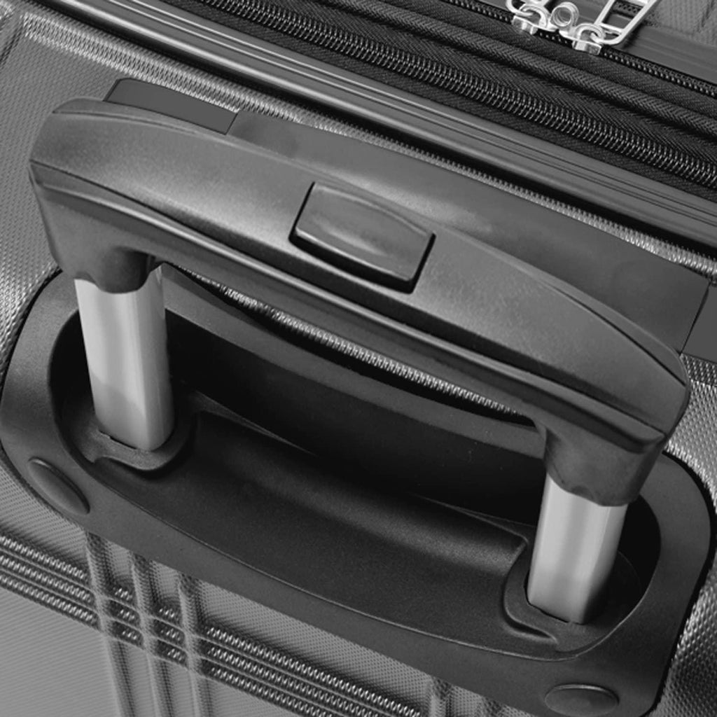 Kingsbury Expandable Hardside Spinner Luggage, Titanium, Checked-Large 29-Inch