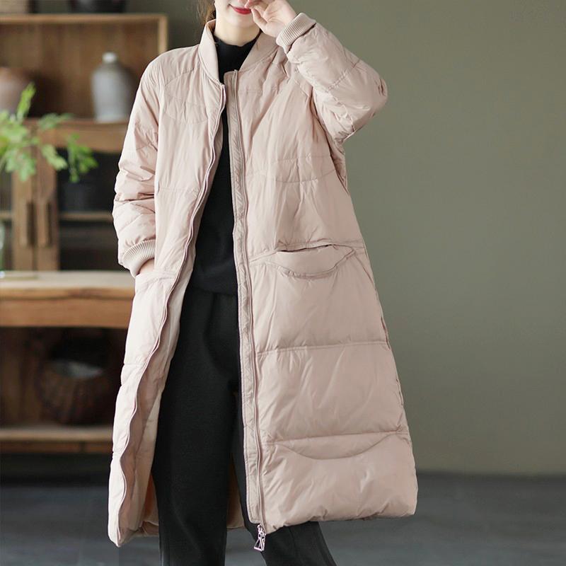 autumn thick warm duck down coat