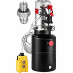 6 Quart 12V Single Acting Hydraulic Pump Dump Trailer Iron Remote Car