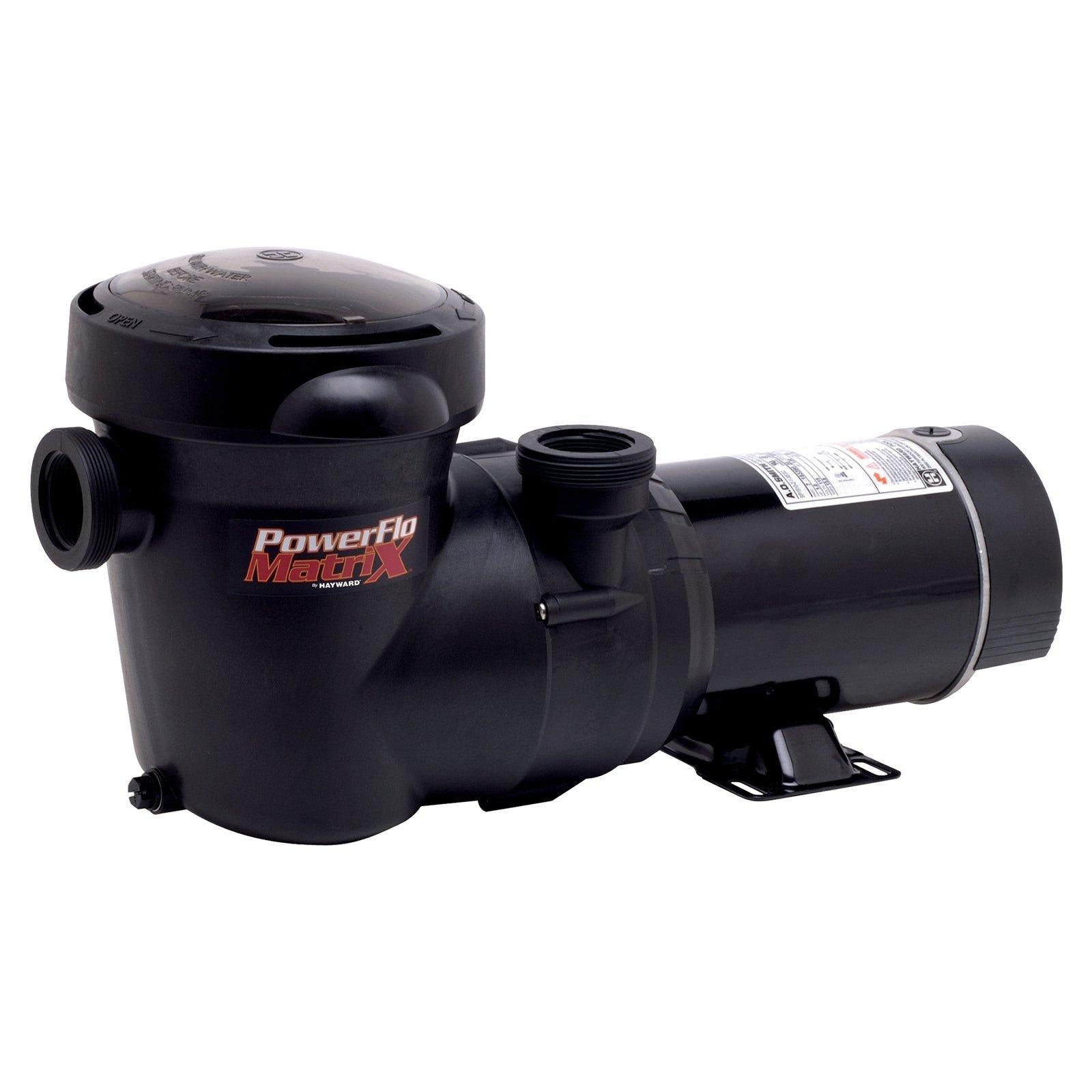 hayward pool sp15932s powerflo matrix 1.5 hp dual-speed above-ground swimming pool pump