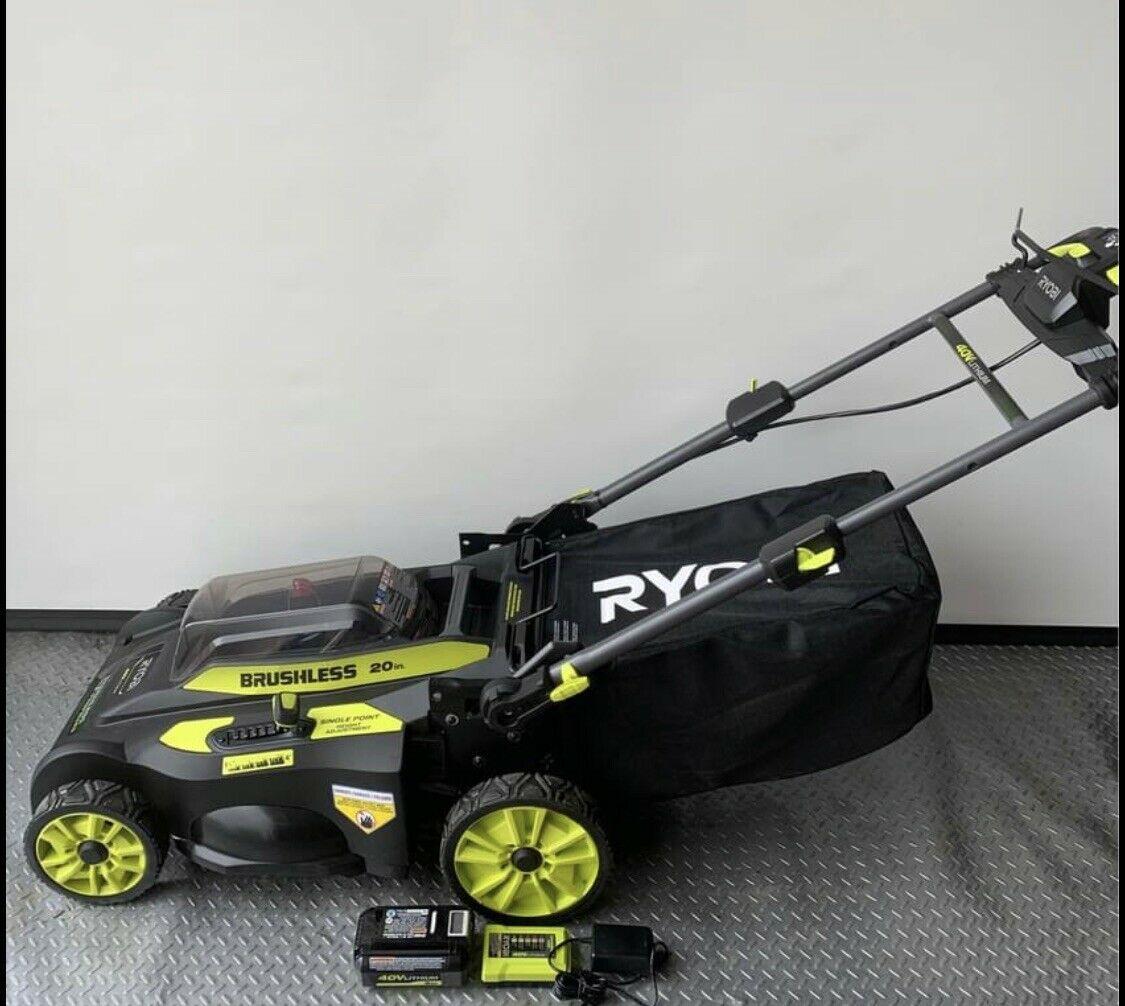 40V Brushless 20 in Cordless Self-Propelled Lawn Mower- Pick up only !!