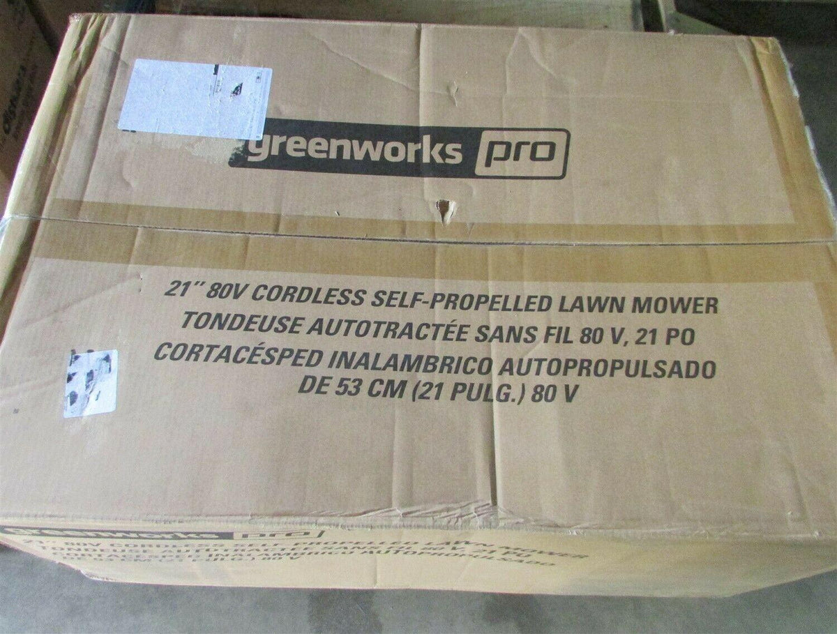 Greenworks Pro 80V 21-Inch Brushless Self-Propelled Lawn Mower 4.0Ah