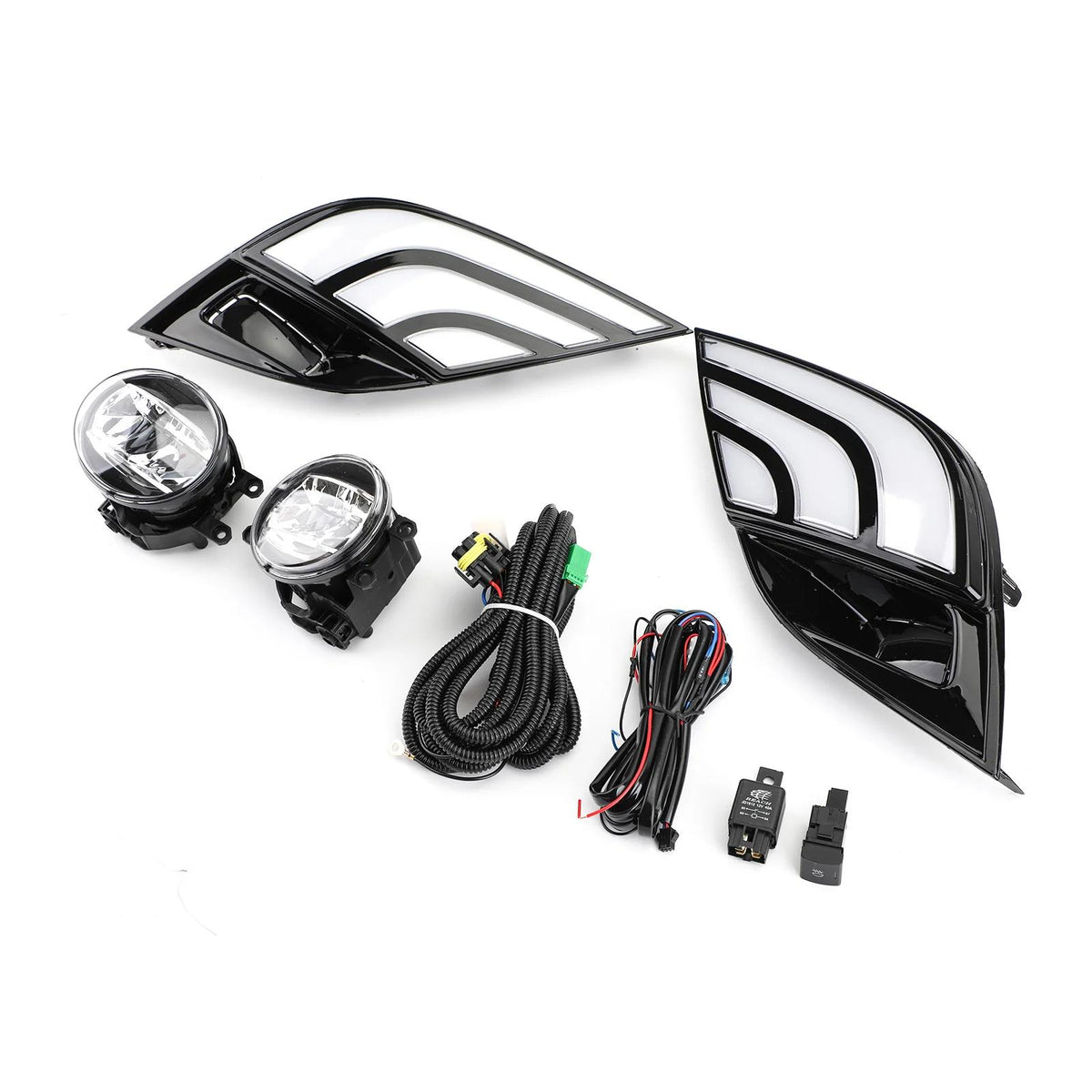 LED DRL Turn Signal Lamp Fog Light Wiring Refit For Toyota Camry SE XSE 18-19 Generic