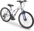 24" Royce Union RTT Womens 21-Speed Mountain Bike, Aluminum Frame, Trigger Shift, White