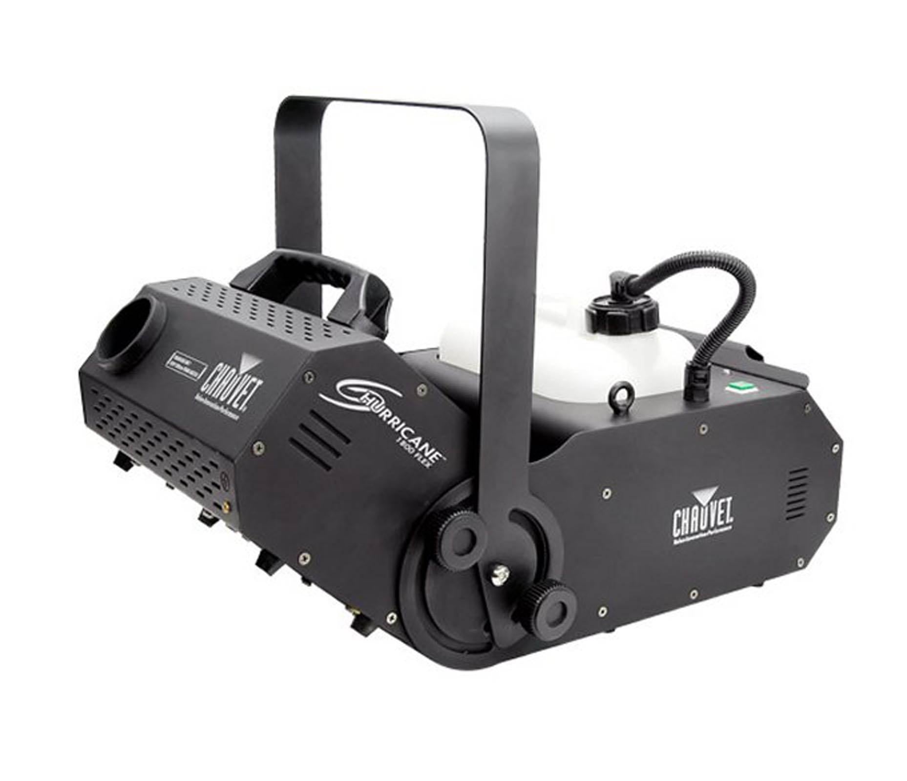 Chauvet DJ Hurricane 1800 H1800 Flex Fog/Smoke Machine W/4 FJU Gallons Fog Juice