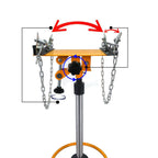 1660lbs 0.75Ton Transmission Jack 2StaHydraulic 360閹 for Engine Lift tools